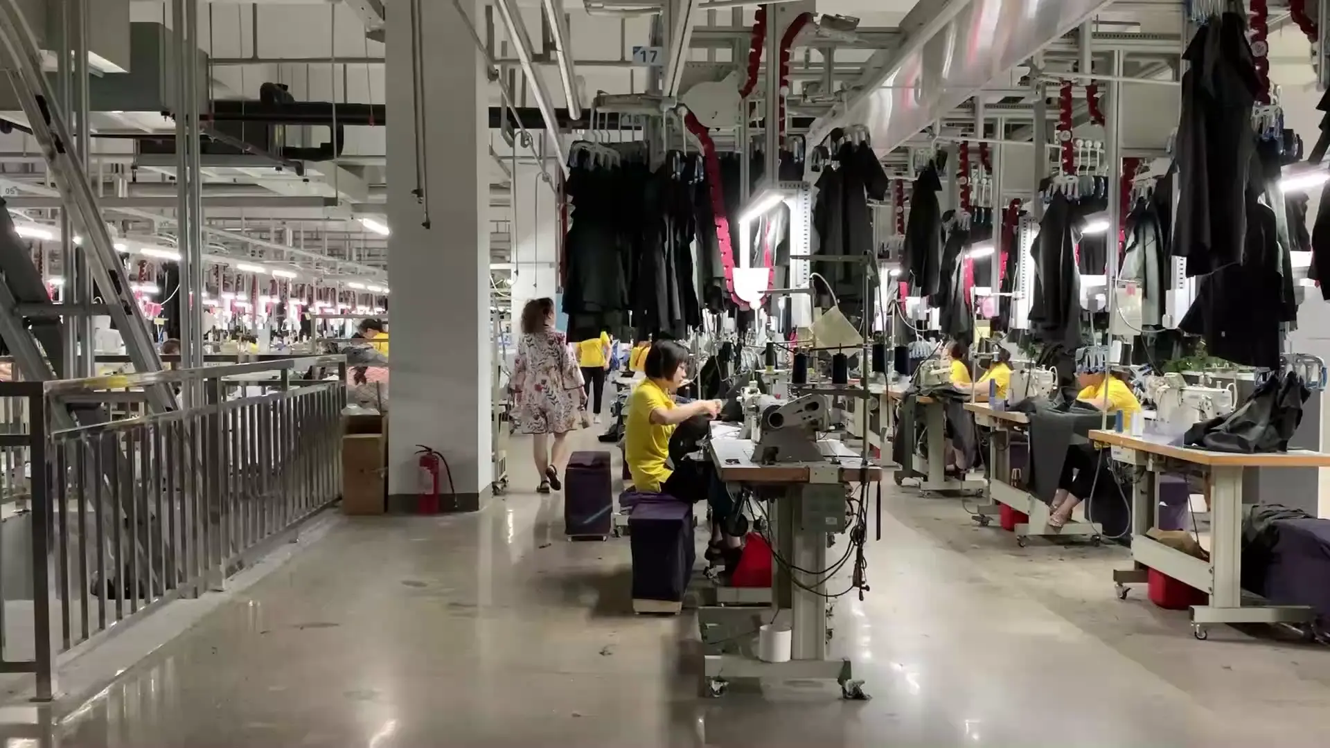 Apparel sewing production line China